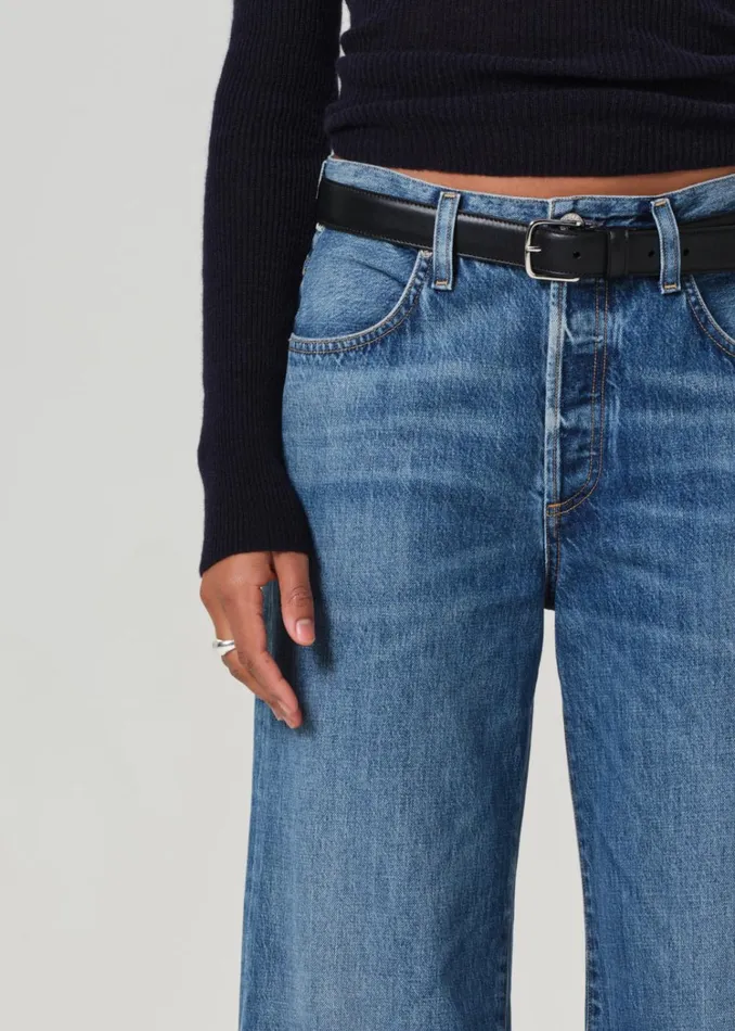 Citizens Of Humanity Annina High Rise Wide Leg 33034 In Sunland Women Jeans