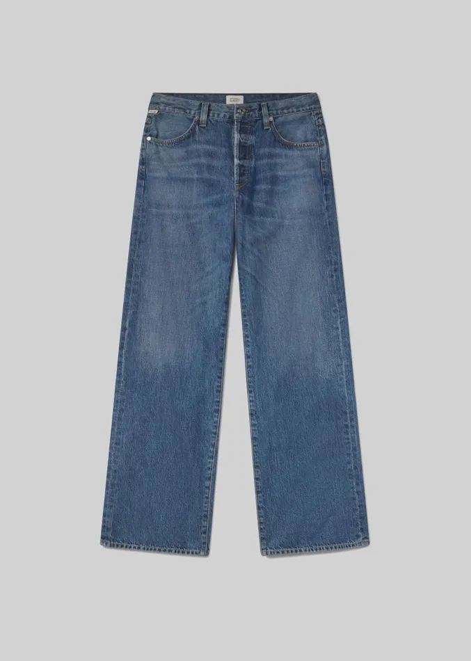 Citizens Of Humanity Annina High Rise Wide Leg 33034 In Sunland Women Jeans