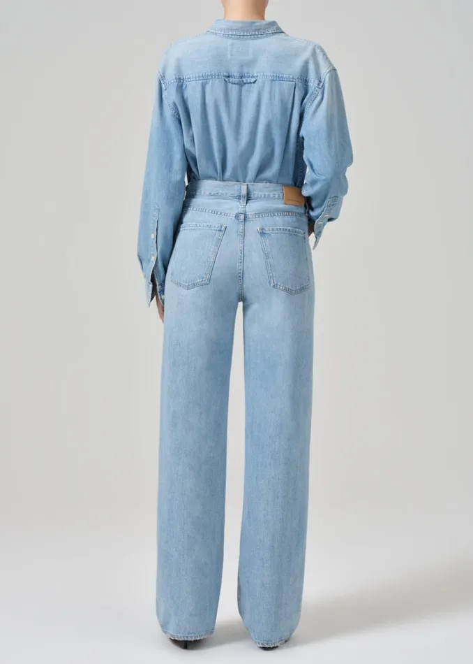 Citizens Of Humanity Annina High Rise Wide Leg 33034 In Tularosa Women Jeans