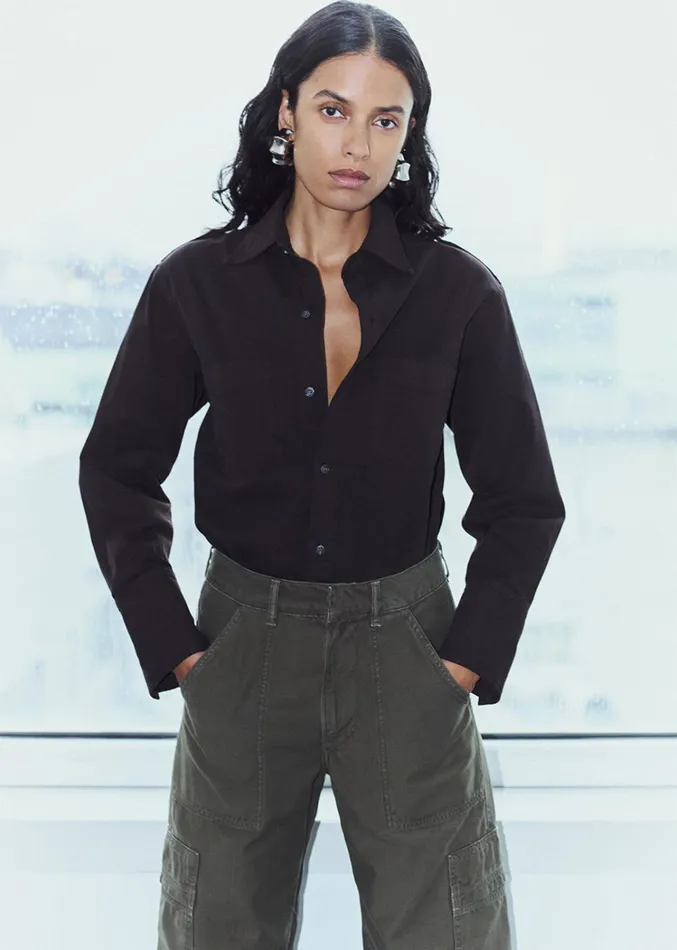 Citizens Of Humanity Ari Shirt In Clove Women Tops