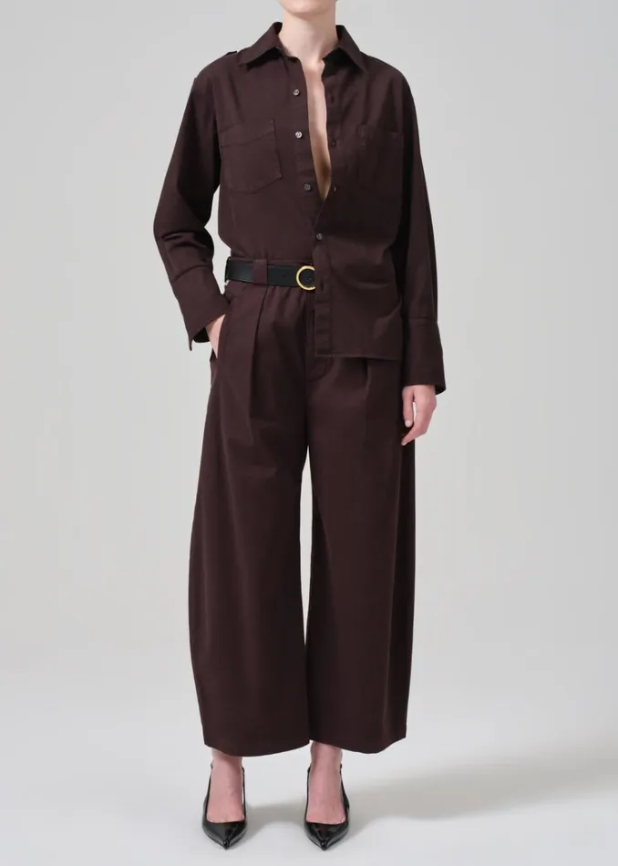 Citizens Of Humanity Ari Shirt In Clove Women Tops