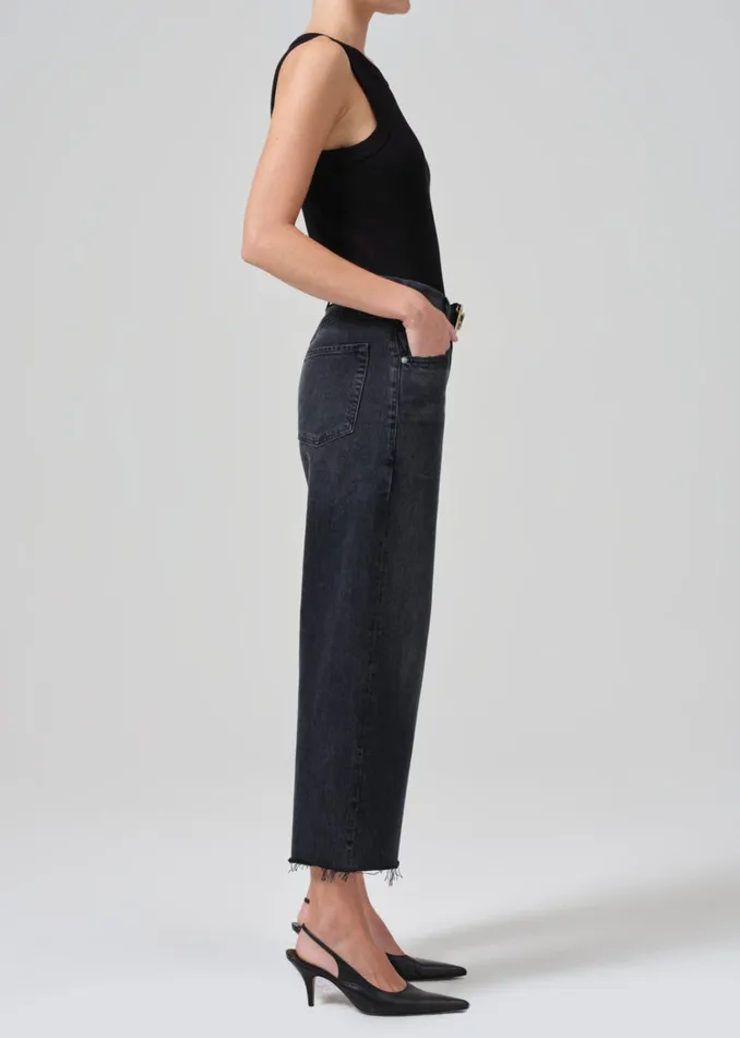 Citizens Of Humanity Ayla Raw Hem Crop In Bronson Women Jeans