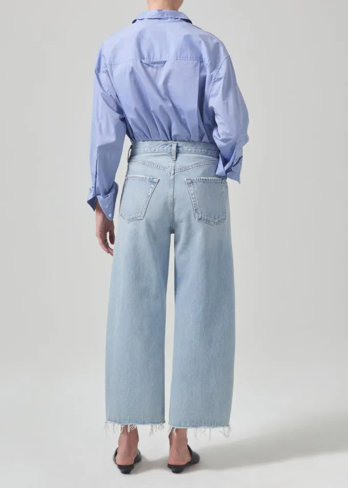 Citizens Of Humanity Ayla Raw Hem Crop In Freshwater Women Petite
