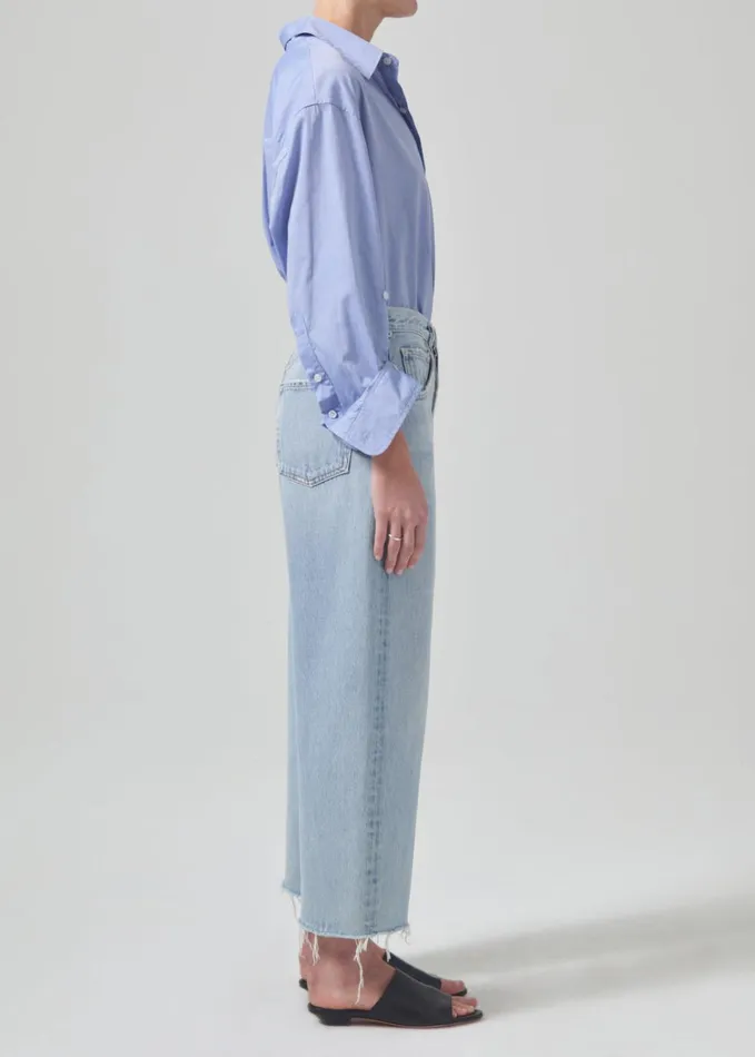 Citizens Of Humanity Ayla Raw Hem Crop In Freshwater Women Petite