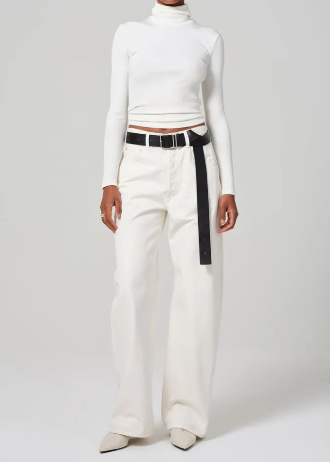 Citizens Of Humanity Caradene Turtleneck In Ivory Women Tops