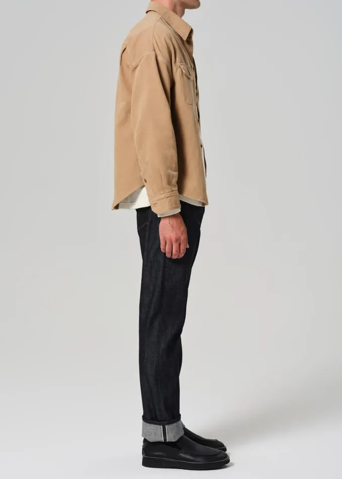 Citizens Of Humanity Elijah Straight Archive In Raw Selvedge Men Jeans