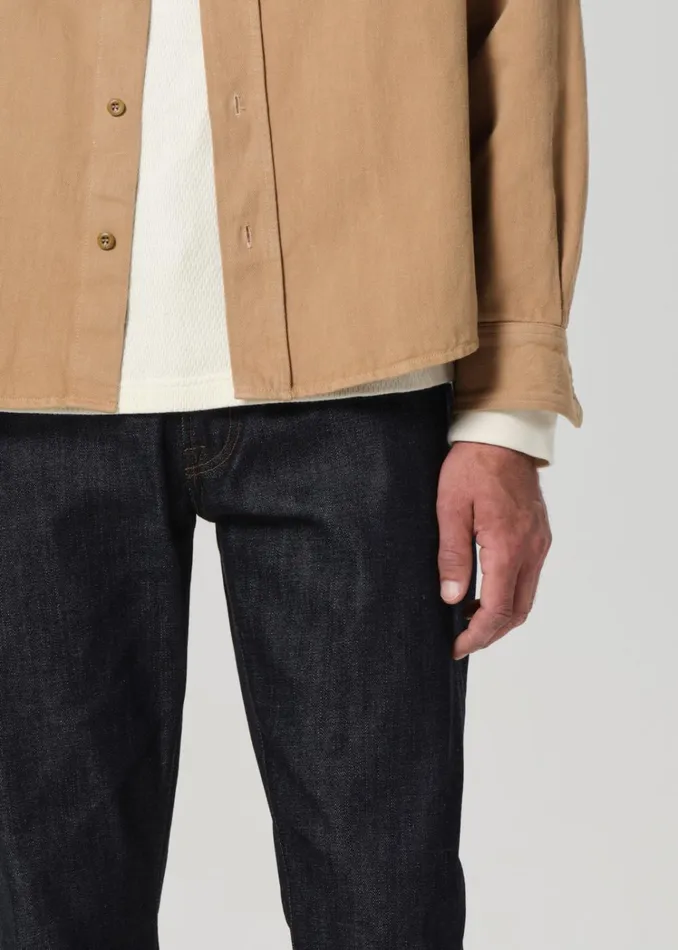 Citizens Of Humanity Elijah Straight Archive In Raw Selvedge Men Jeans
