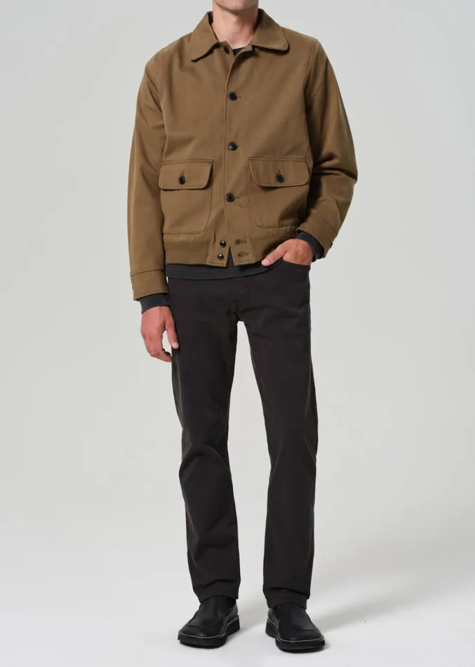 Citizens Of Humanity Elijah Straight California Bedford In Charred Cedar Men Pants