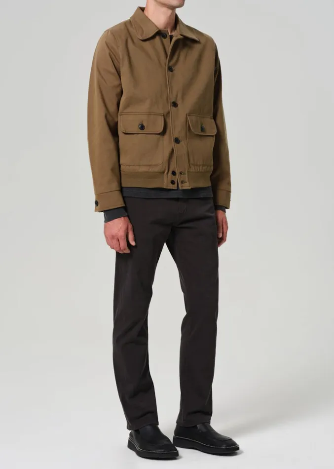 Citizens Of Humanity Elijah Straight California Bedford In Charred Cedar Men Pants