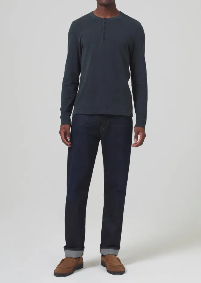 Citizens Of Humanity Elijah Straight Cashmere Denim In Falcon Men Jeans