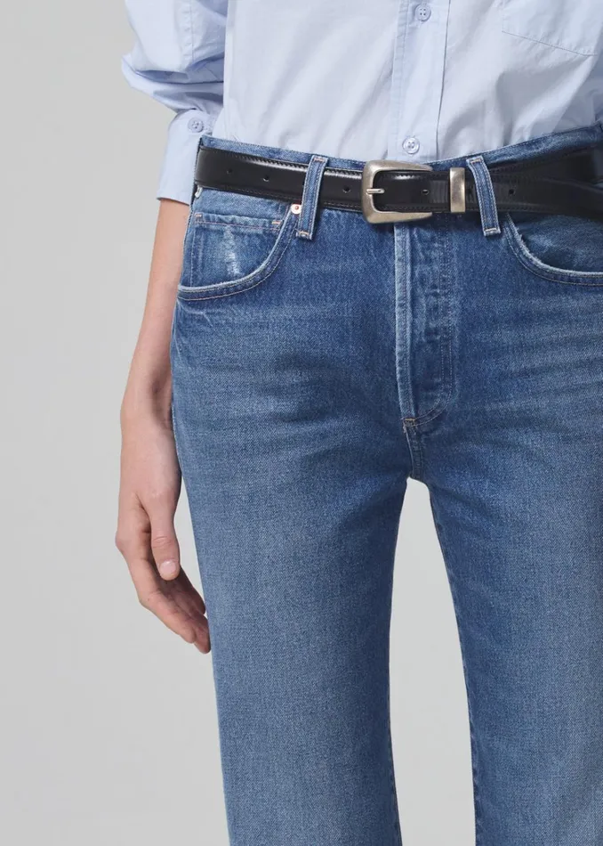 Citizens Of Humanity Emery Crop Relaxed Straight In Oasis Women Jeans