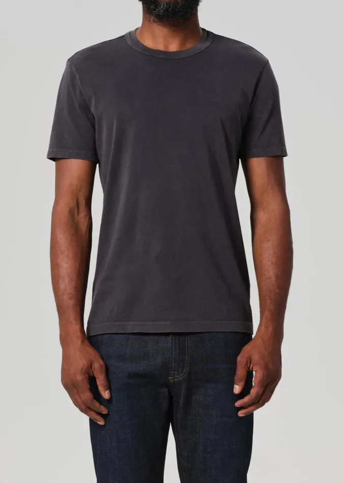 Citizens Of Humanity Everyday Short Sleeve Tee In Charcoal Men Shirts