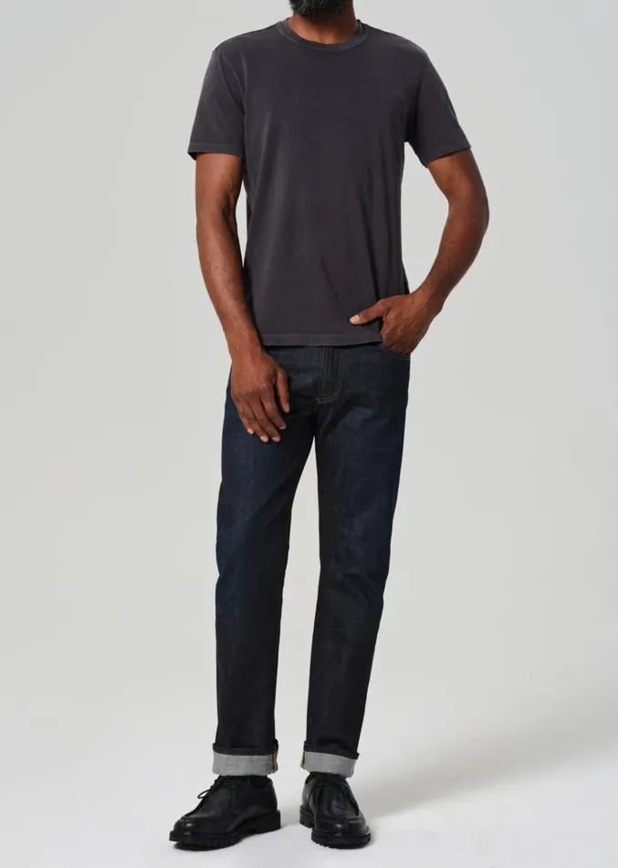 Citizens Of Humanity Everyday Short Sleeve Tee In Charcoal Men Shirts