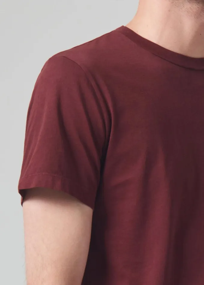 Citizens Of Humanity Everyday Short Sleeve Tee In Smoked Hazel Men Shirts
