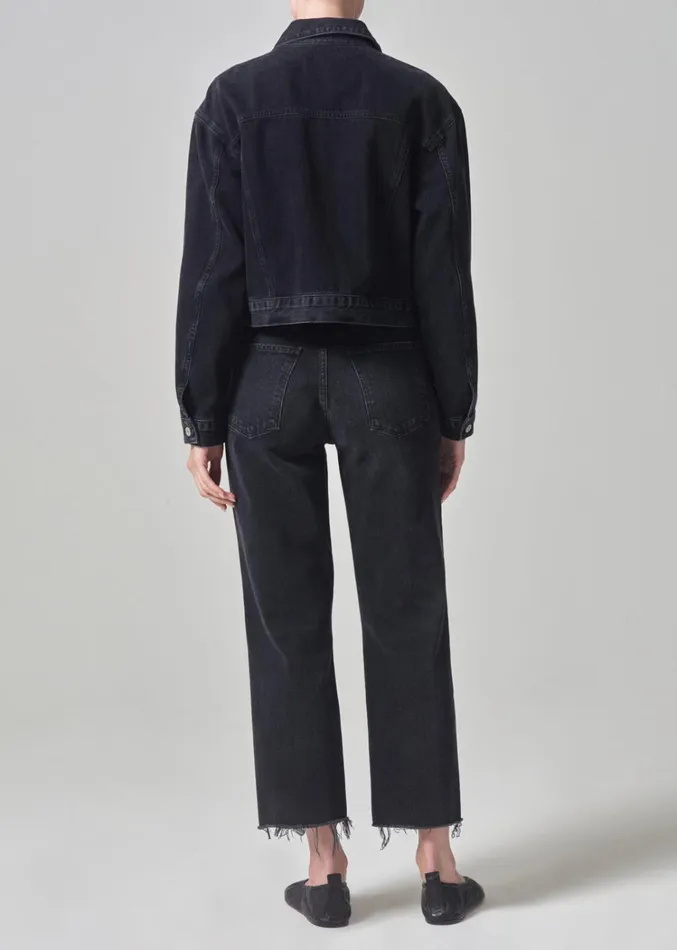 Citizens Of Humanity Florence Wide Straight In Stormy Women Jeans