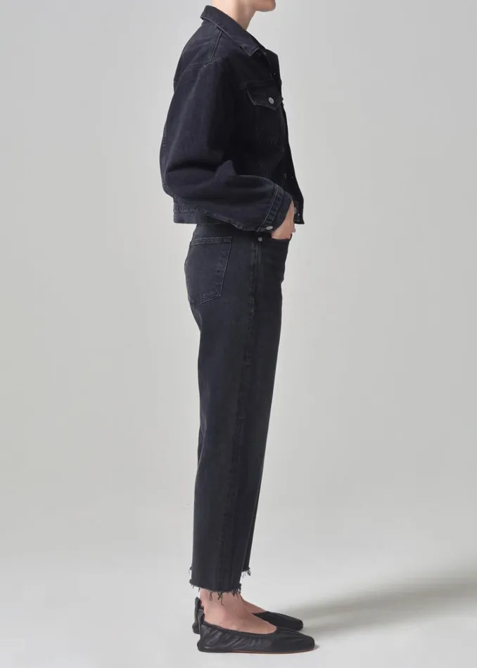 Citizens Of Humanity Florence Wide Straight In Stormy Women Jeans