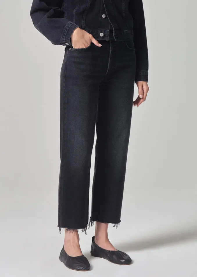 Citizens Of Humanity Florence Wide Straight In Stormy Women Jeans