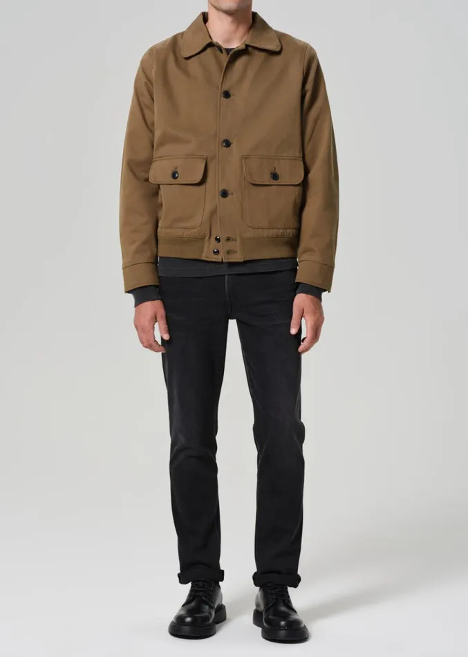 Citizens Of Humanity Gage Slim Straight Perform In Dark Storm Men Jeans