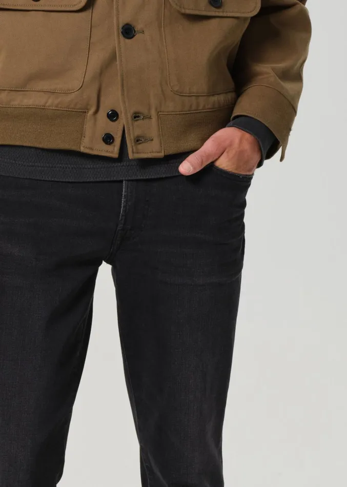 Citizens Of Humanity Gage Slim Straight Perform In Dark Storm Men Jeans