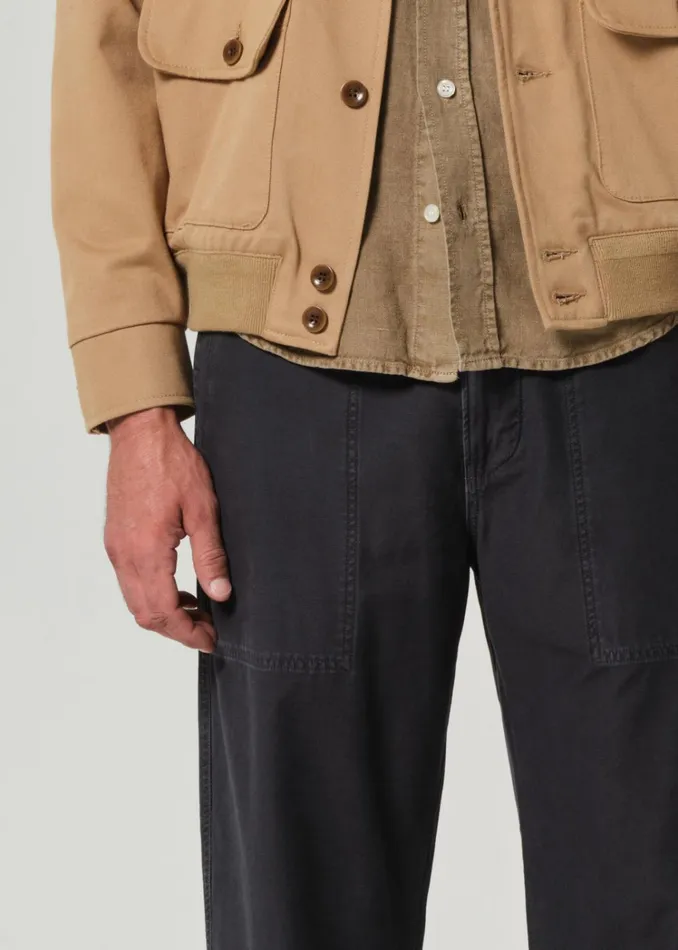 Citizens Of Humanity Hayden Relaxed Utility Pant In Charred Cedar Men Pants