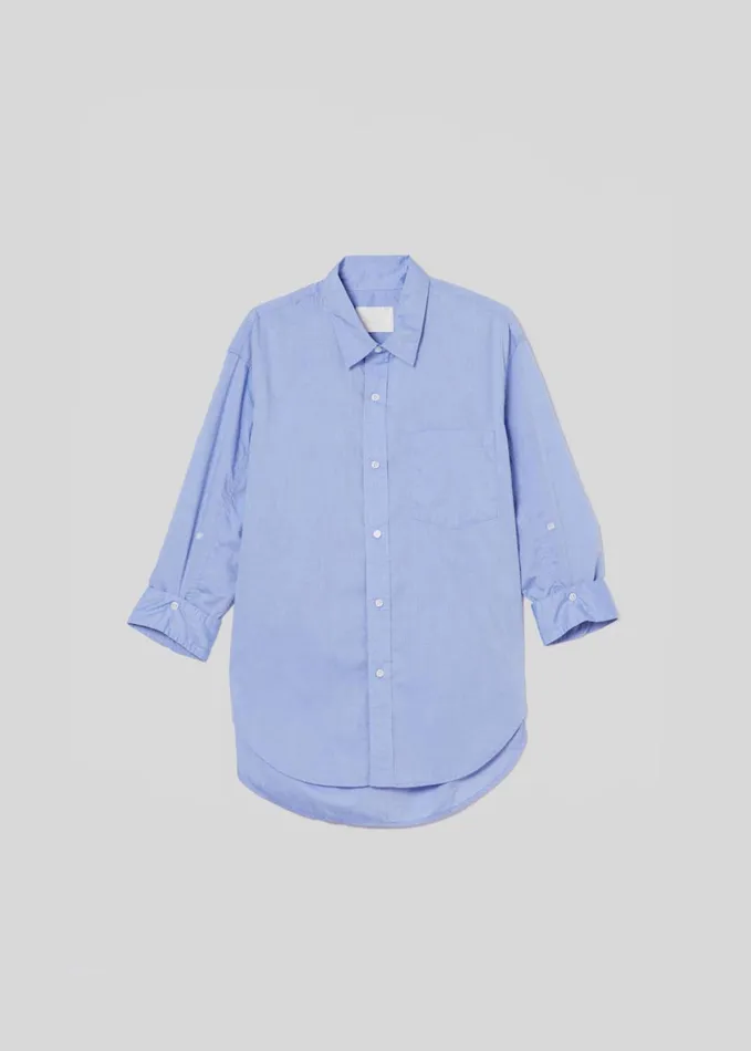 Citizens Of Humanity Kayla Shirt In Blue End On End Women Tops