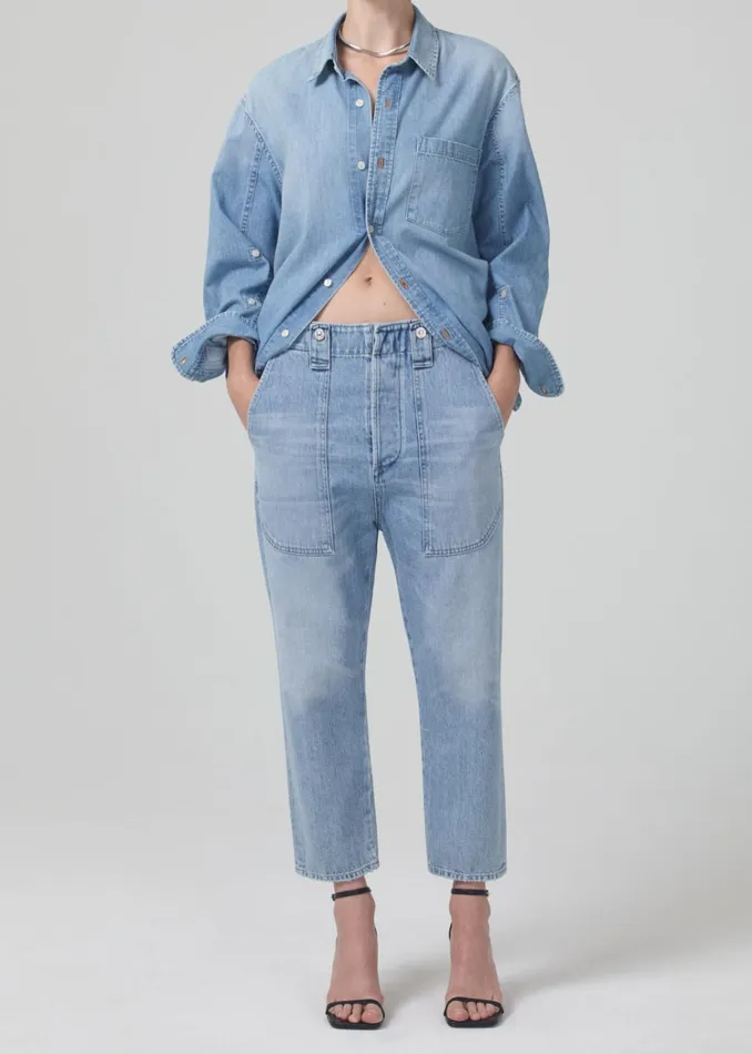 Citizens Of Humanity Kayla Shirt In Tide Women Tops