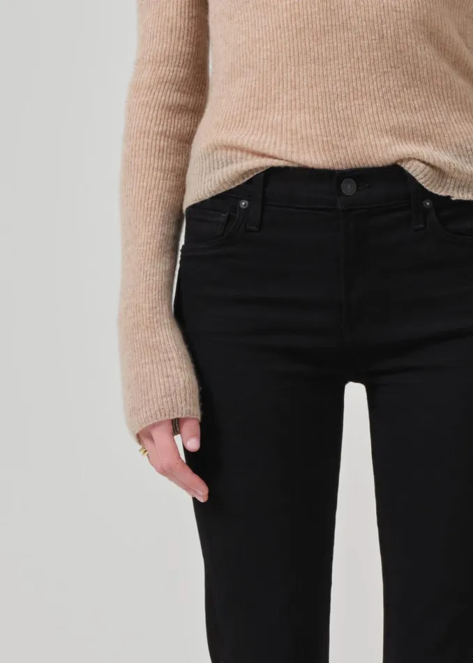 Citizens Of Humanity Lilah High Rise Bootcut 325034 In Plush Black Women Jeans