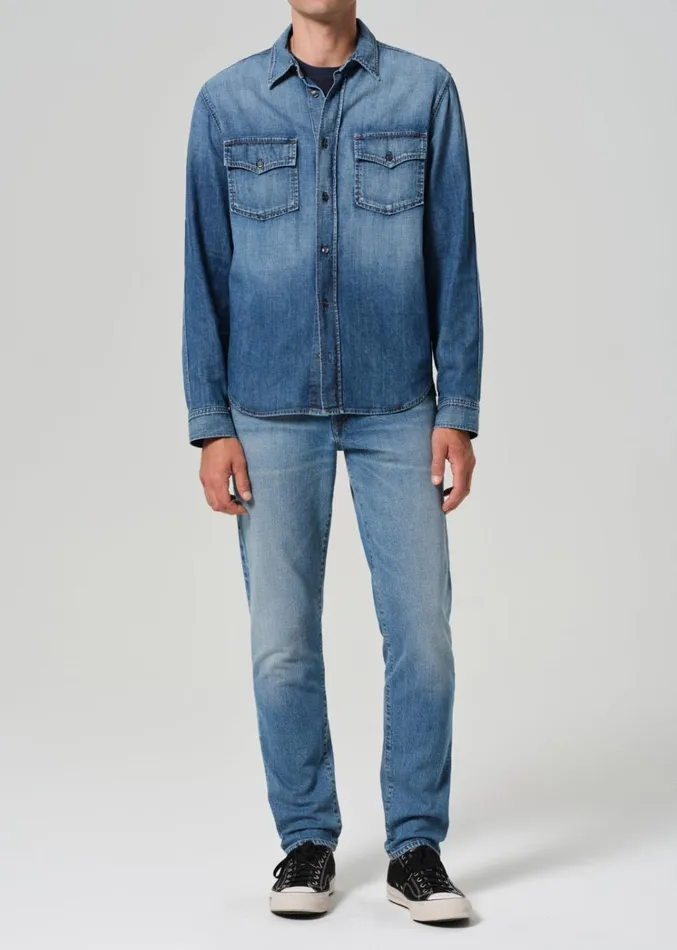 Citizens Of Humanity London Tapered Slim Archive In Bauhaus Men Jeans
