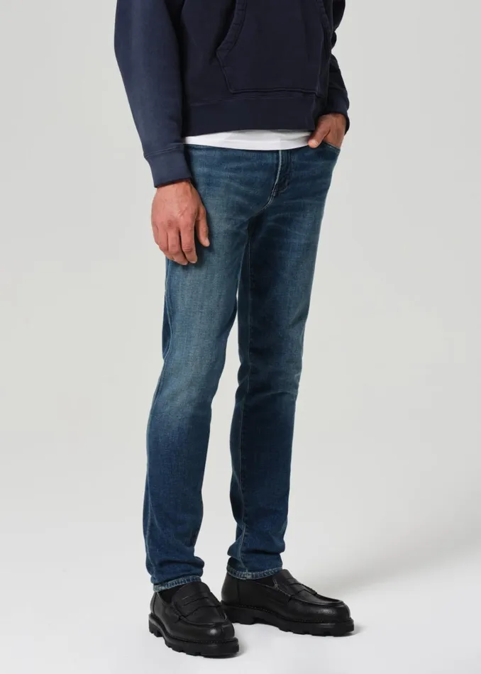 Citizens Of Humanity London Tapered Slim Cashmere Denim In Cyrus Men Jeans