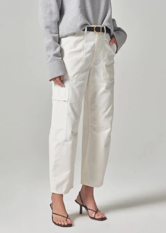 Citizens Of Humanity Marcelle Low Slung Easy Cargo In Pashmina Women Pants