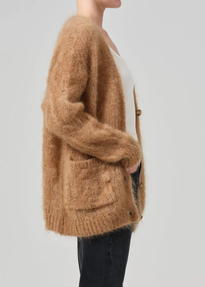 Citizens Of Humanity Padma Cable Cardigan In Golden Hour Women Jackets and Coats