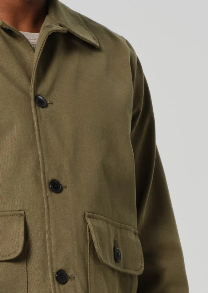 Citizens Of Humanity Utility Jacket In Army Green Men Jackets