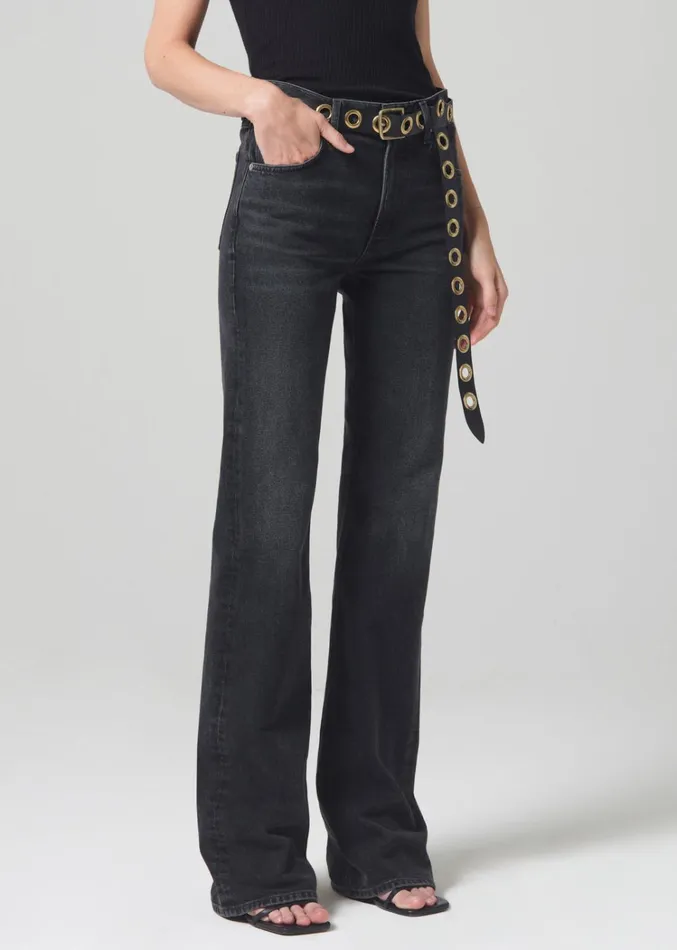 Citizens Of Humanity Vidia Mid Rise Boot In Stormy Women Jeans