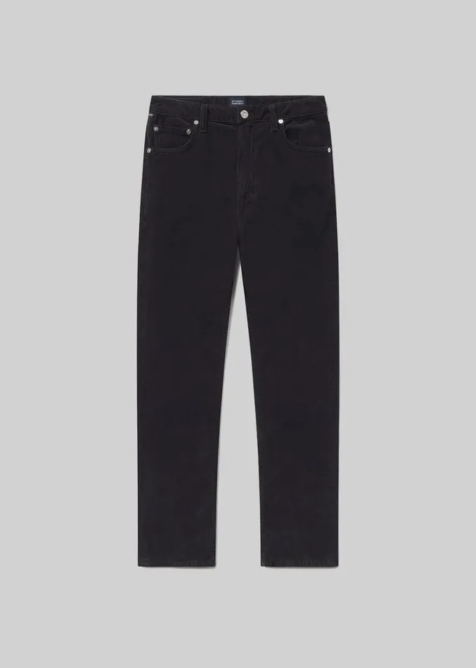 Citizens Of Humanity Zurie Ankle Corduroy In Cracked Pepper Women Pants