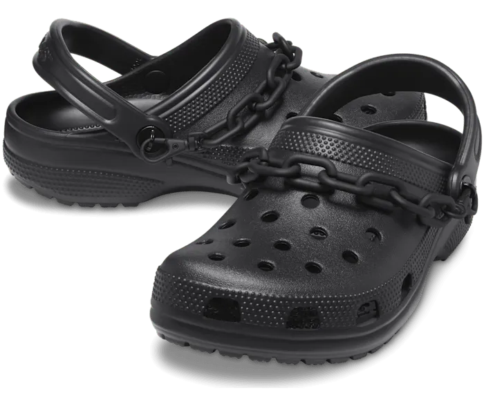 Classic Chain Clog Black Men Crocs Clogs