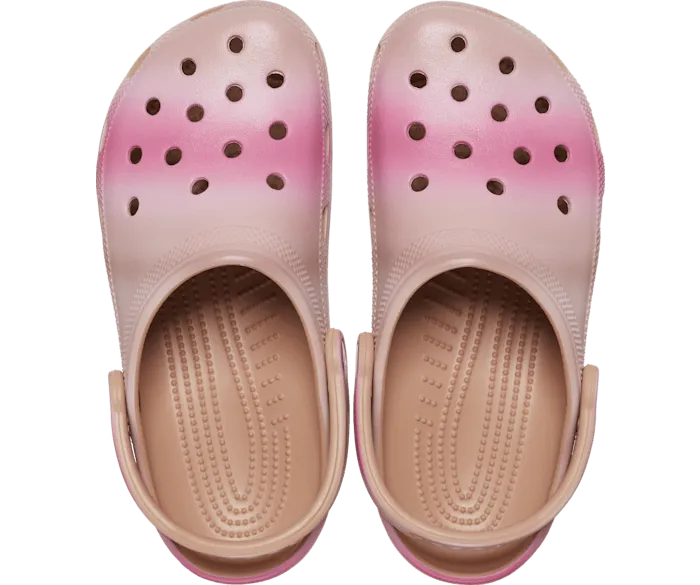 Classic Color Dip Clog Cork Multi Women Crocs Clogs
