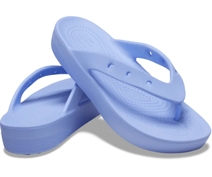 Classic Platform Flip Moon Jelly Women Crocs Slides