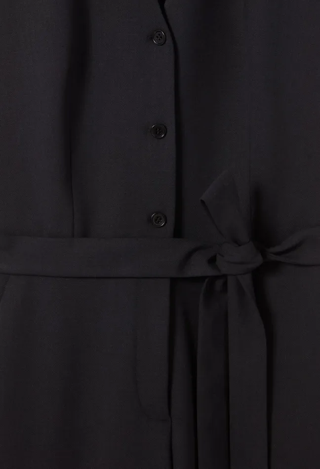 Claudie Pierlot Black ShortSleeve Jumpsuit Women Jumpsuits