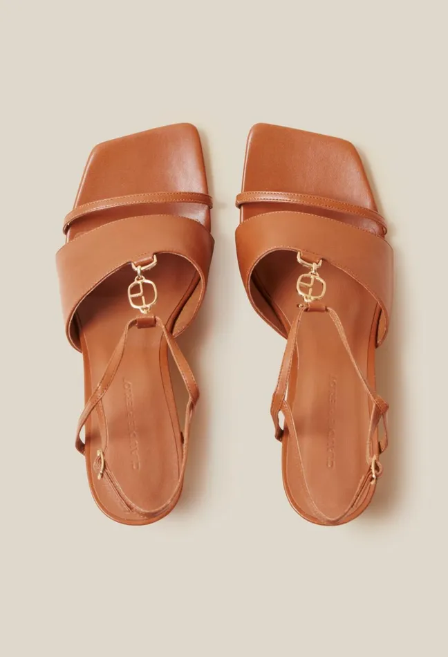 Claudie Pierlot Cp Jewel Heel Sandals Camel Women Sandals Pumps And Mules Claudie Pierlot Cp Jewel Heel Sandals Camel Women Sandals Pumps And Mules