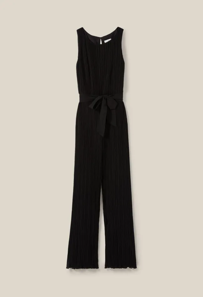 Claudie Pierlot Fitted Fluid Jumpsuit Black Women Jumpsuits
