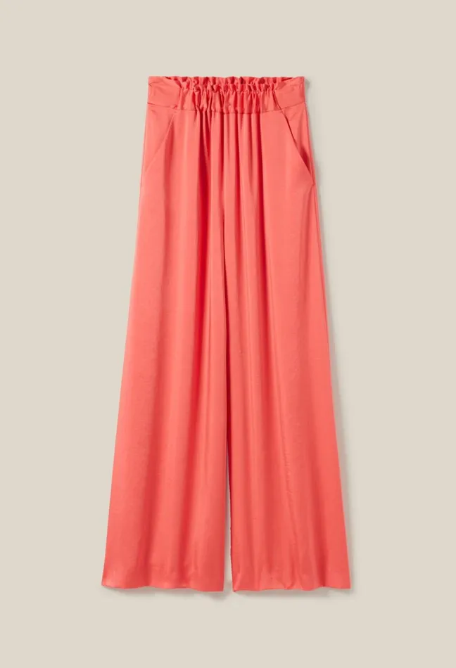 Claudie Pierlot Satin Mandarin Trousers Mandarin Women Jeans And Trousers