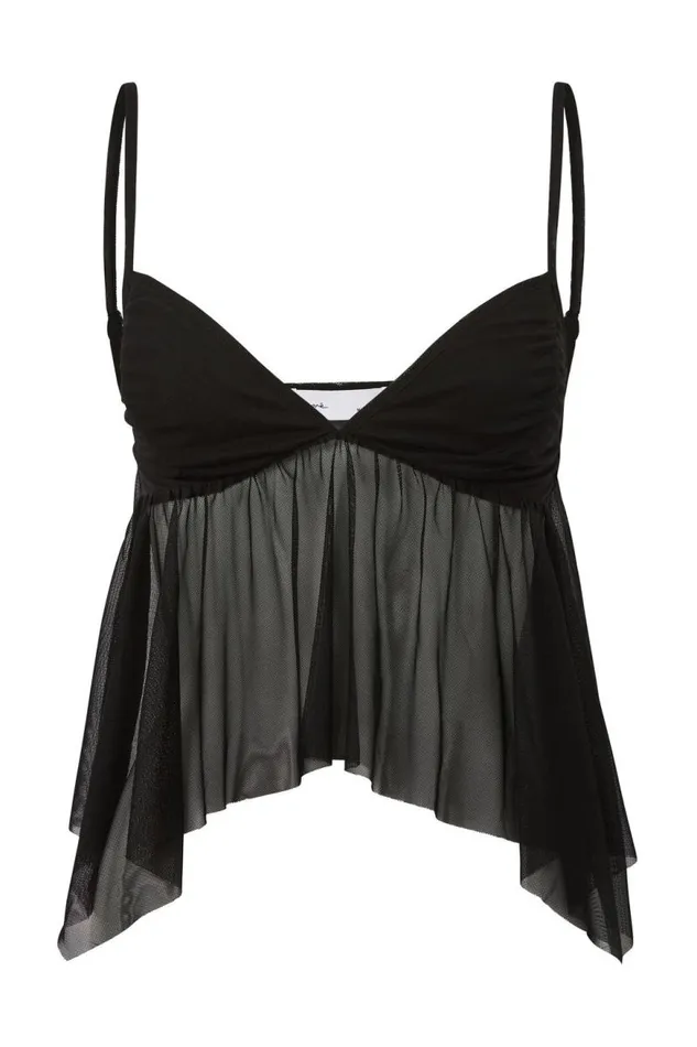 Clothing Supr Going Out Tops Alice Mesh Cami Black