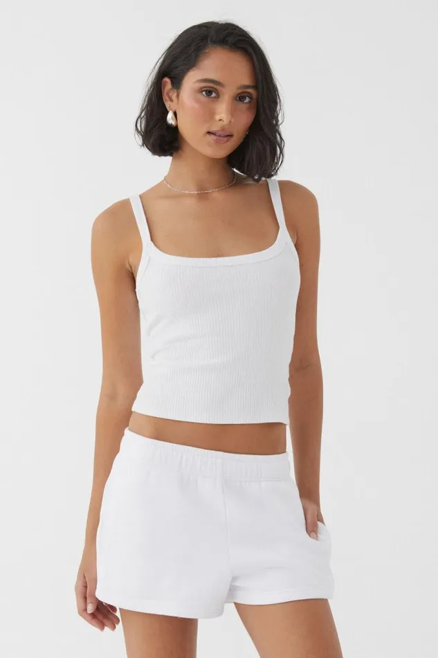 Clothing Supr Hoodies and Trackies Malia Sweat Short White