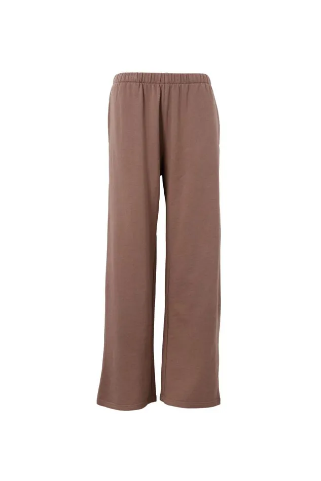 Clothing Supr Hoodies and Trackies Relaxed Wide Leg Track Pant Brown Carob