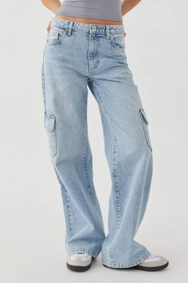 Clothing Supr Jeans Cargo Denim Jean Island Blue