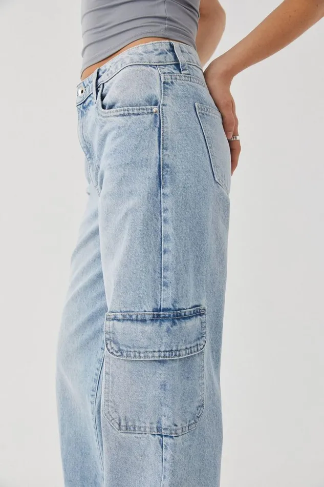 Clothing Supr Jeans Cargo Denim Jean Island Blue