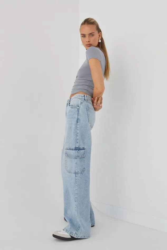 Clothing Supr Jeans Cargo Denim Jean Island Blue