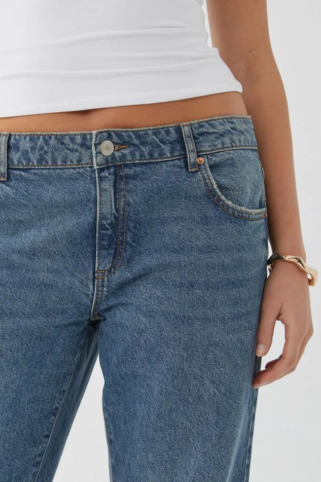 Clothing Supr Jeans Low Rise Bootleg Jean Garage Blue