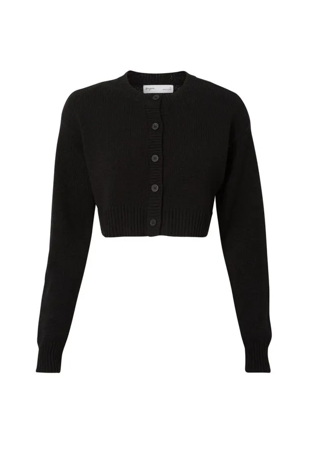 Clothing Supr Knitwear Daisy Knit Cardi Black