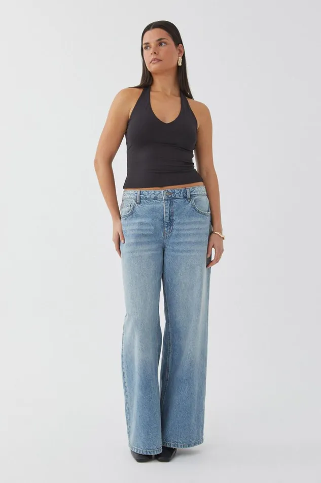 Clothing Supr Luxe Essentials Luxe Halter Top Black